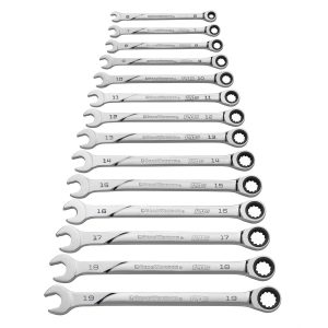 GEARWRENCH Universal Spline XL Ratcheting Combination SAE Wrench Set 86426