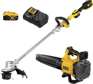 DEWALT 20V MAX String Trimmer & Leaf Blower Kit, Cordless, Battery & Charger Included