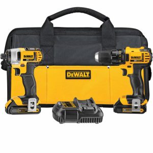 DEWALT 20V MAX* Cordless Drill Combo Kit, 3-Tool Set DCK340C2