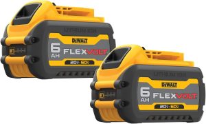 DEWALT 20V/60V MAX Batteries Premium, 6.0-Ah 2-Pack DCB606-2