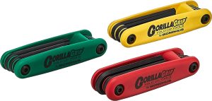 Bondhus 12533 GorillaGrip Hex and Star Fold-up Triple Pack BON12533