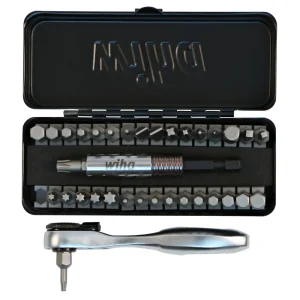 Wiha 74996  35 Piece 1/4" Ratchet and Bit Set