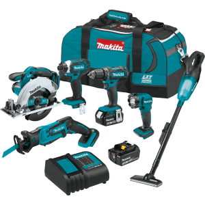 Makita XT614SX1  18V LXT Lithium-Ion Cordless 6-Pc. Combo Kit