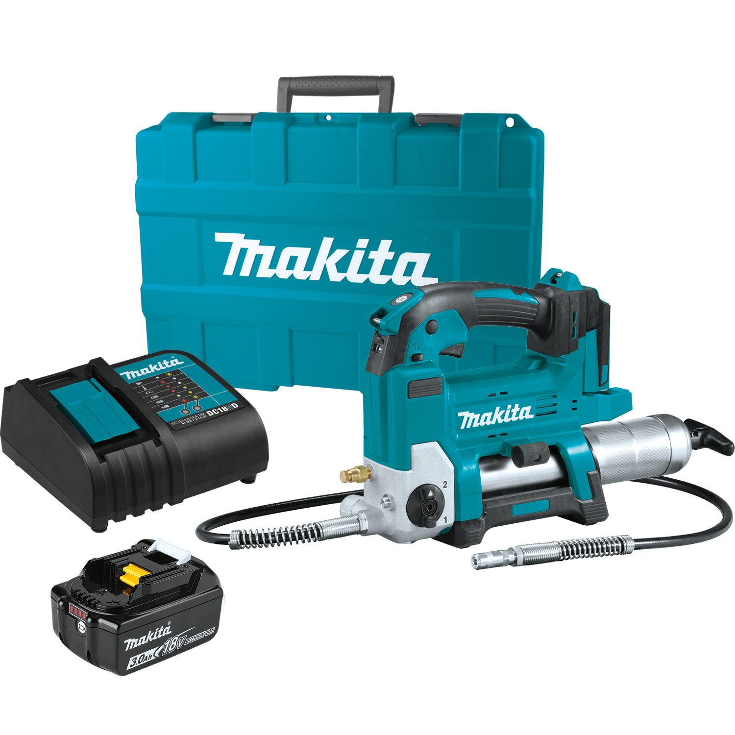 Makita XPG01S1 18V LXT® Lithium-Ion Cordless Grease Gun Kit