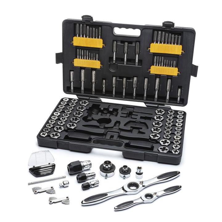 Gearwrench 82812 114 Piece Ratcheting Tap and Die Set