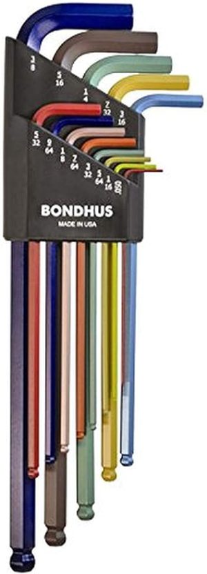 Bondhus 69637 Ball End L-Wrench Set