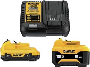 Dewalt DCB135C 2-Piece 12V 3 Ah / 5 Ah Lithium-Ion Batteries and Charger Starter Kit