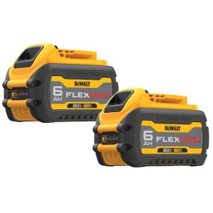 Dewalt DCB606-2 20V/60V MAX Batteries 2 Pack